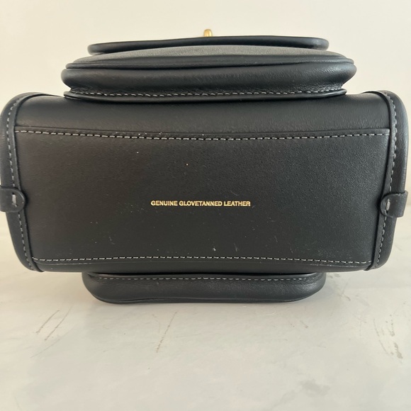 COACH The Safari Bag 
Black Mini Bag with Gold Clasp - Picture 5 of 8